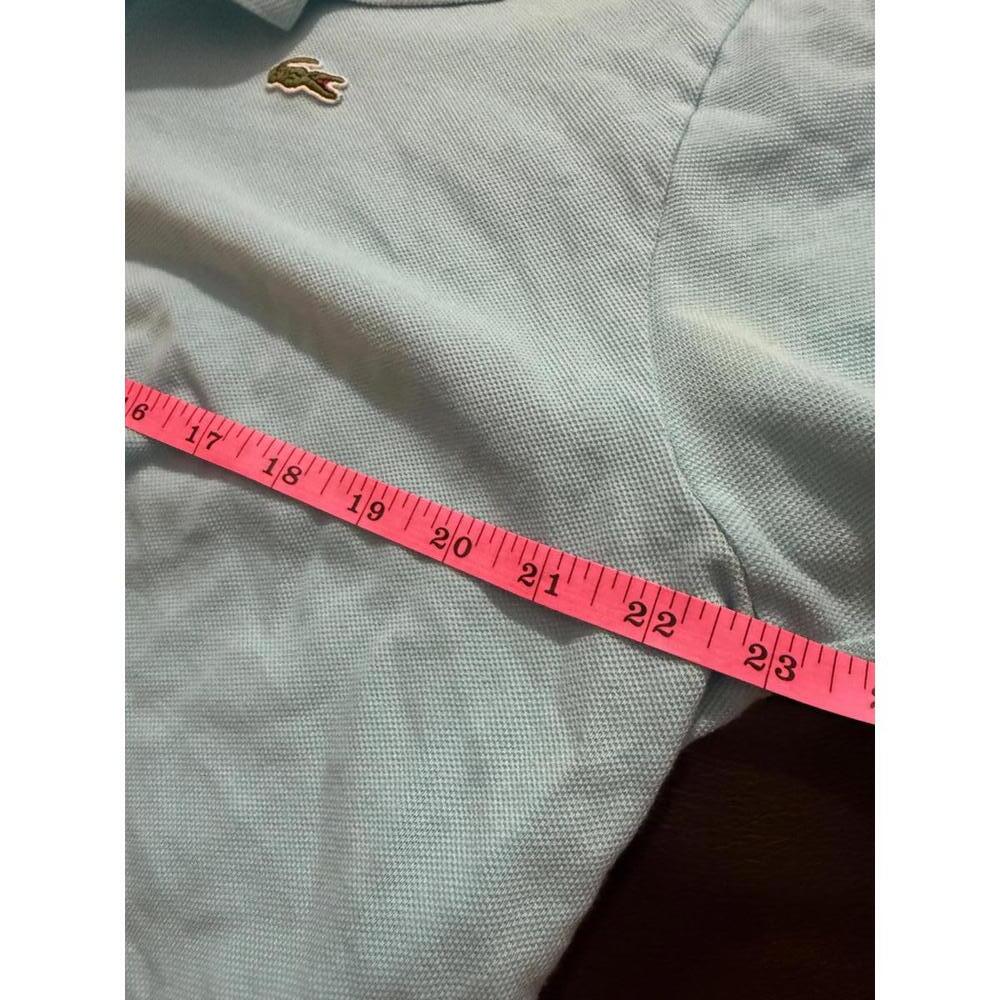 Classic Lacoste Men's Short Sleeve Polo - Light Blue - Made in Peru - Picture 7 of 8